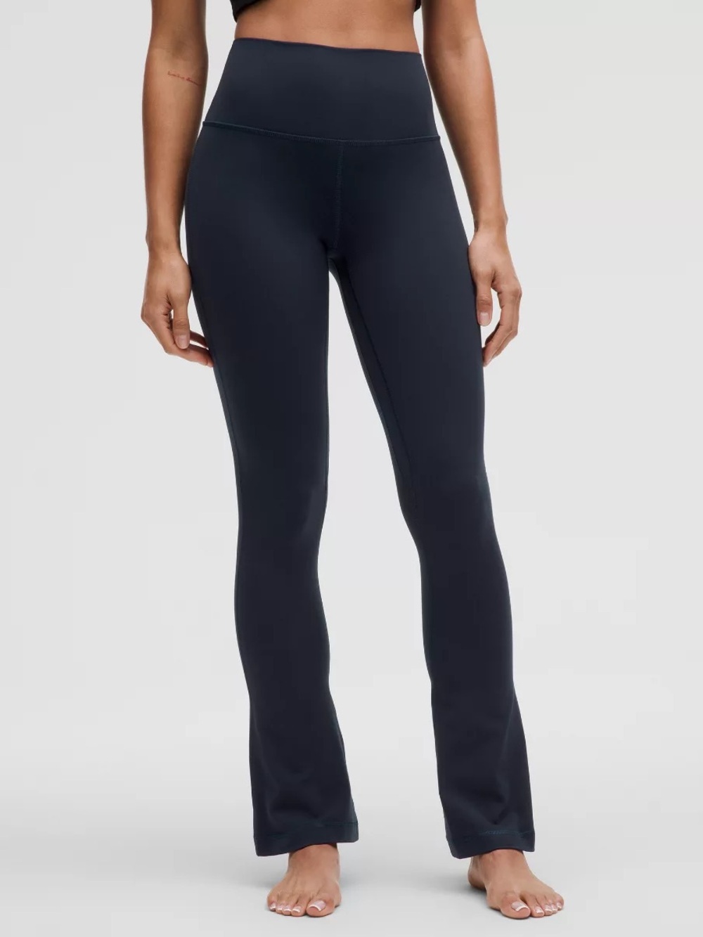 Black Align mini flare size 4 regular length